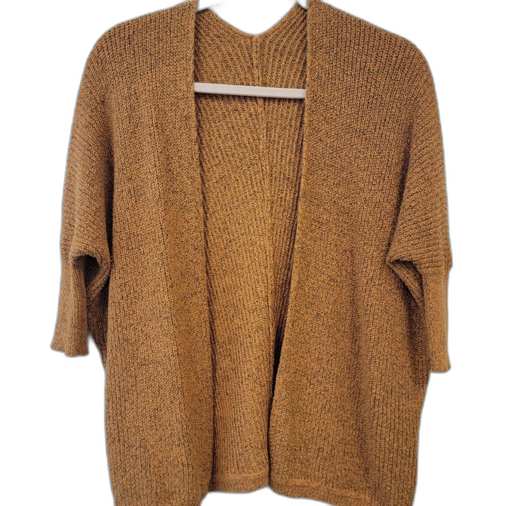 Brown Chunky Knit Cardigan Cozy Cabincore